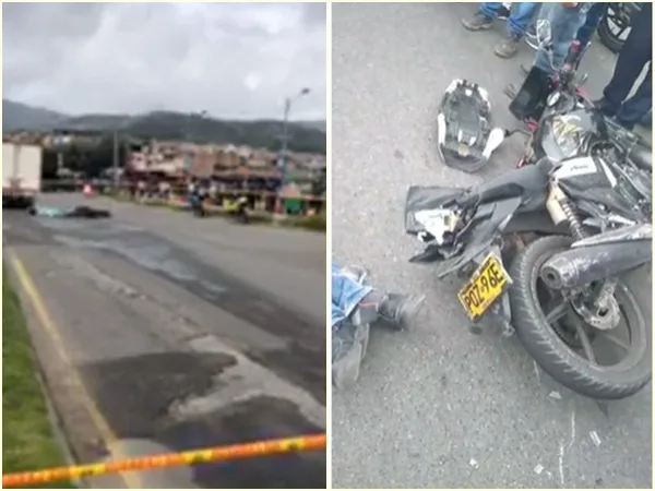 Accidente acabó con la vida de un motociclista en Pasto, habría impactado contra un furgón