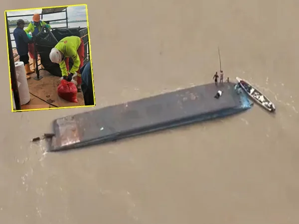 Luego de una semana por fin lograron controlar derrame de combustible en aguas del río Putumayo