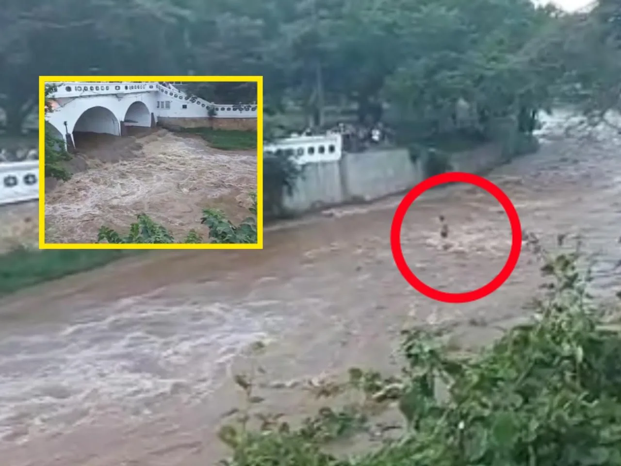 río Cali creciente