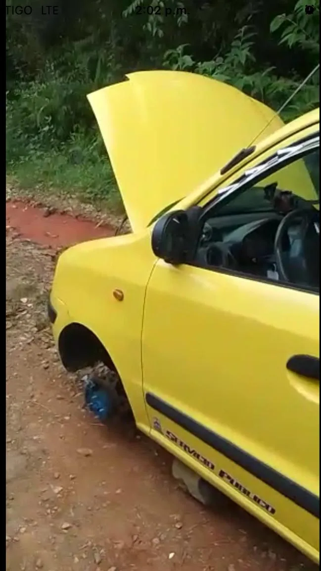 taxis desvalijados en Cali