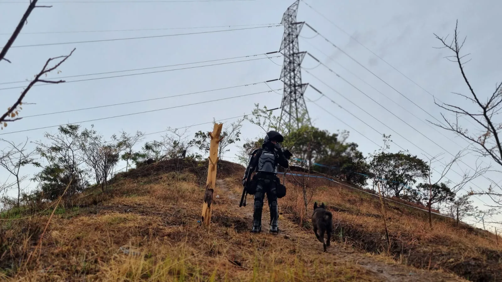 #3 el lote para Luz Edith ya "separado", en el cerro Las Antenas en Cali