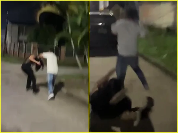 Rechazo en Mocoa: graban a Bayron golpeando a una mujer, sería funcionario de la Alcaldía