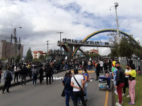 Así avanzan las concentraciones a esta hora en los distintos puntos de Pasto