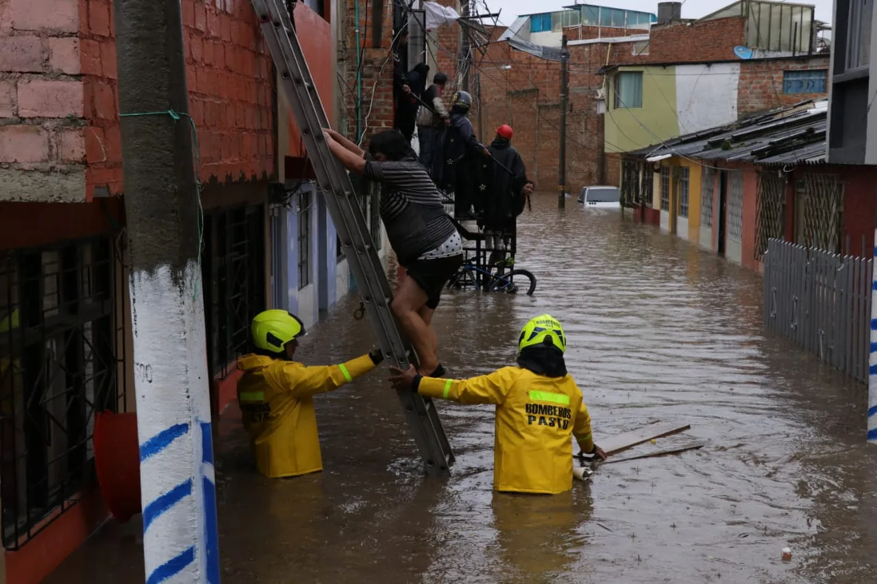 Inundaciones en Pastos provocaron afectaciones en 159 viviendas y cerca de 600 damnificados