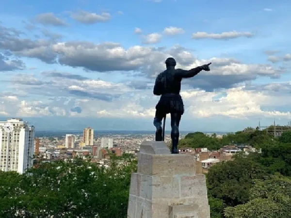 Estatua de Sebastián de Belalcázar, en Cali.
