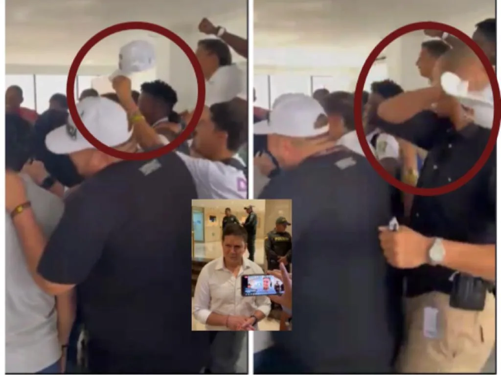 Una gorra desató la trifulca: Había tensión con Wilson Ruiz y unos jóvenes en el debate en Cali 