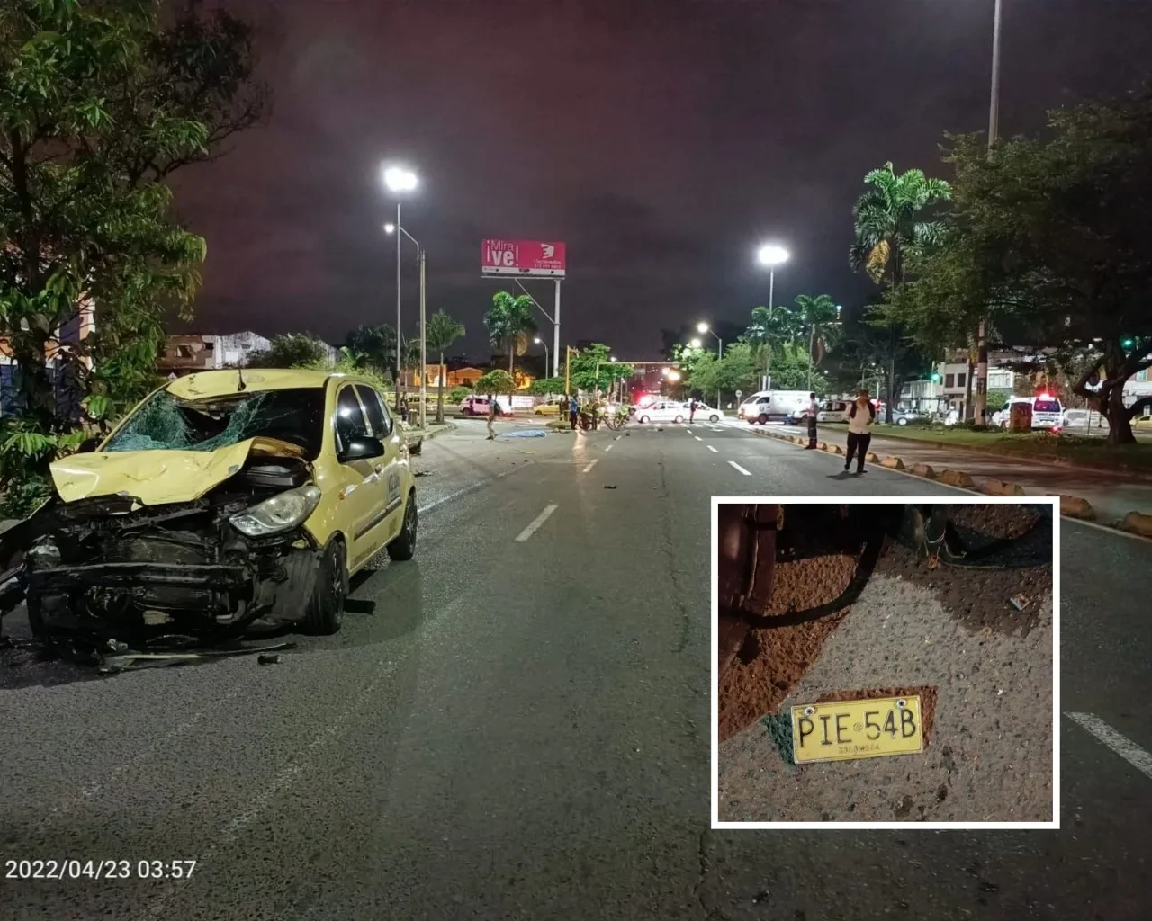 motorizado murió en accidente en Cali