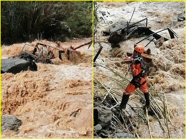 Tragedia en Samaniego: por esquivar una piedra vehículo que iba con 4 ocupantes cayó al abismo