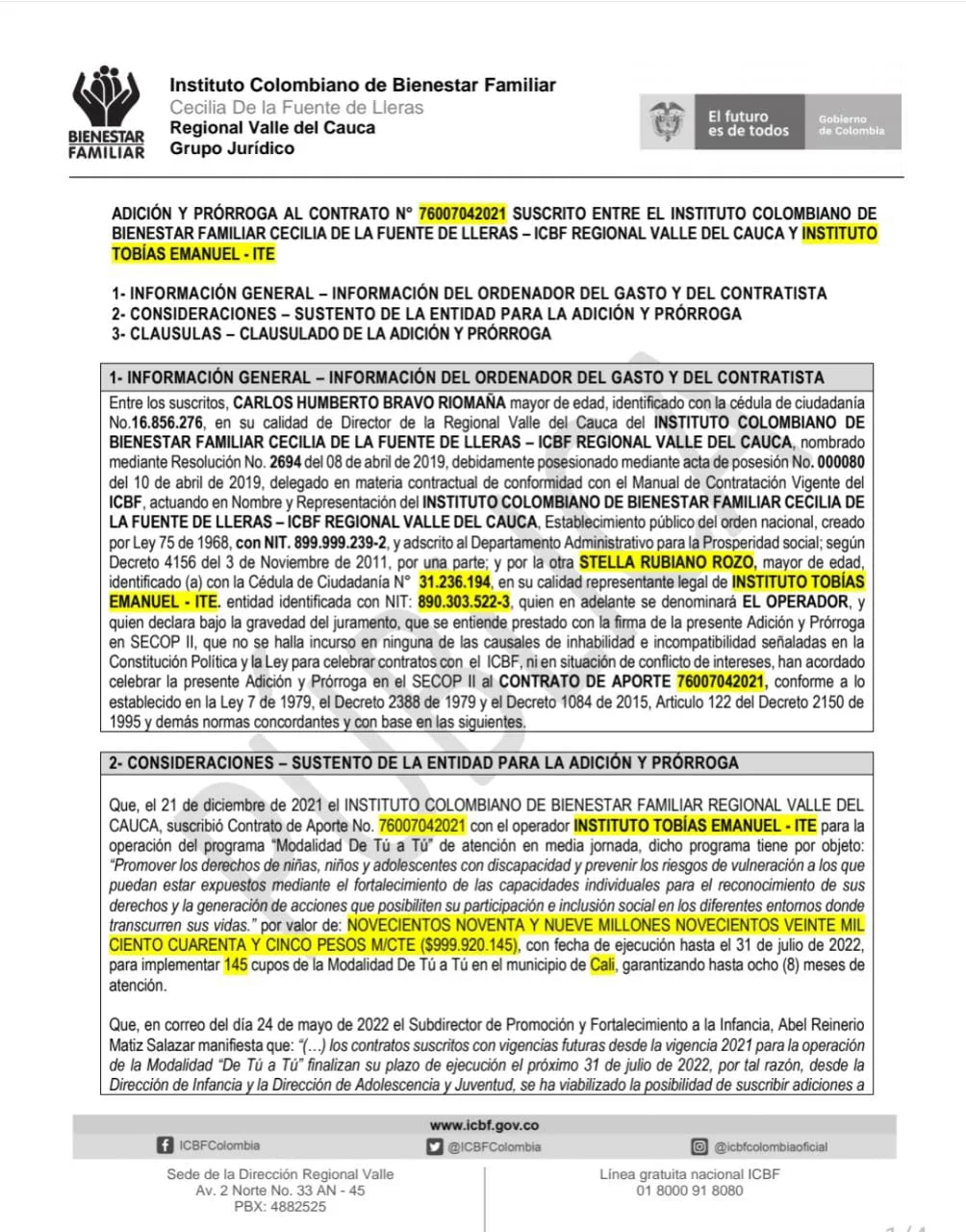Programa del ICBF dejaría de funcionar en Cali, padres están preocupados y desde el Bienestar Familiar dicen "qué extraño"
