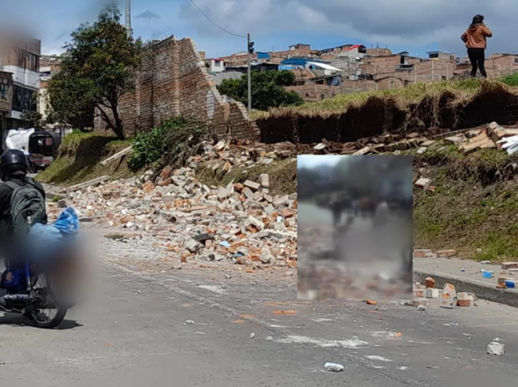 muro en Pasto