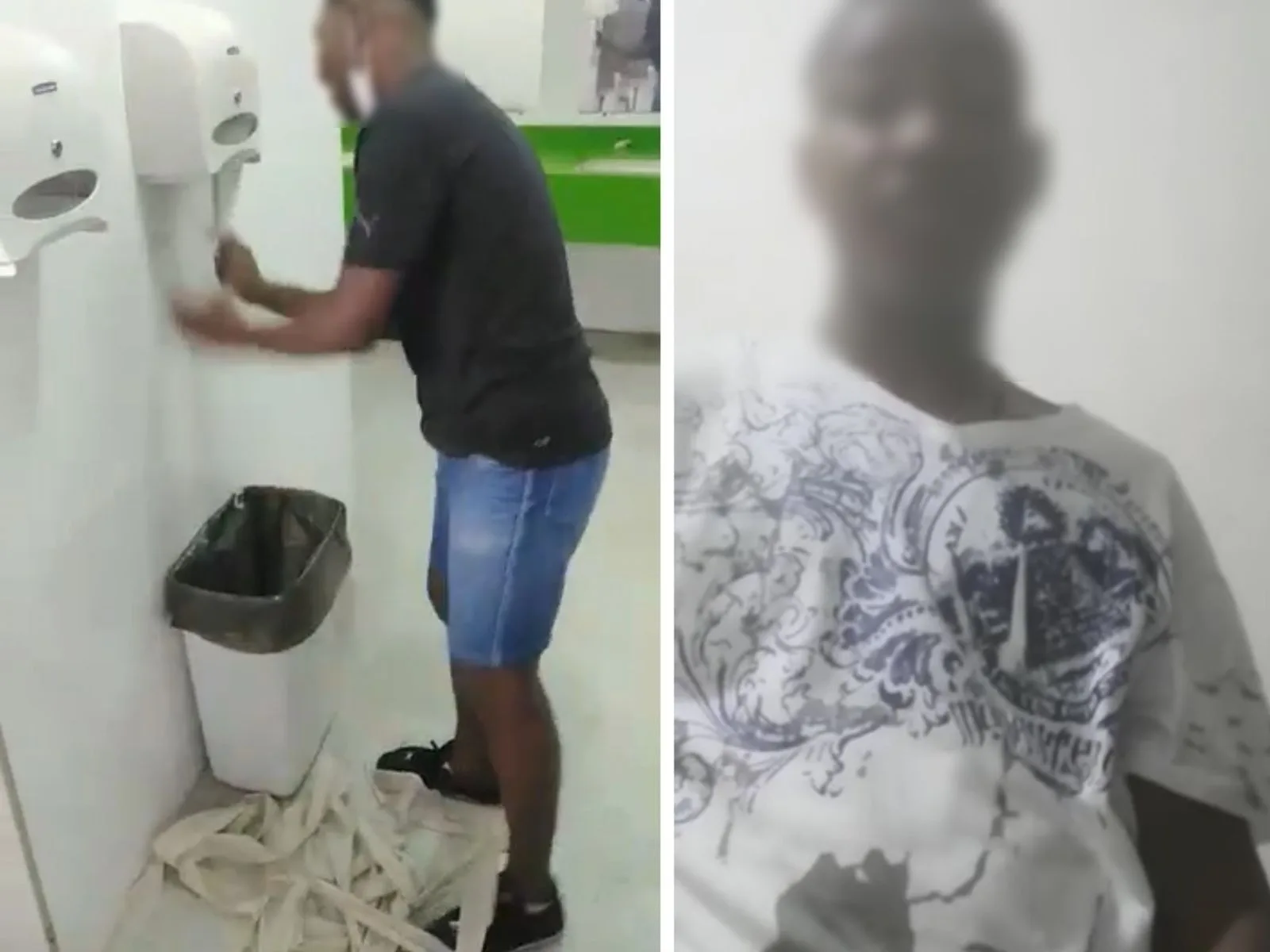 Se grabó regando el papel de un baño en un centro comercial de Buenaventura, quería "ser influencer" y ahora tiene miedo