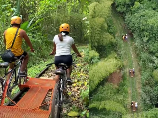 ¿Cuánto cuesta montar en el único bici riel en Colombia?