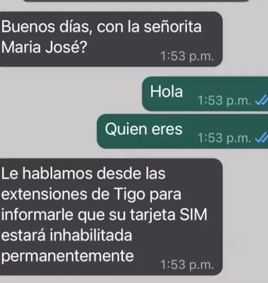 Un intento de estafa que terminó en tremendas insultadas