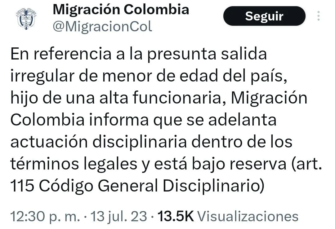 La "lupa" sobre la ministra Iréne Vélez por "gestionar" salida de su hijo "de manera irregular"