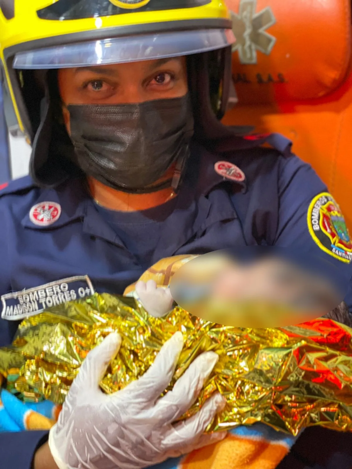 los bomberos en