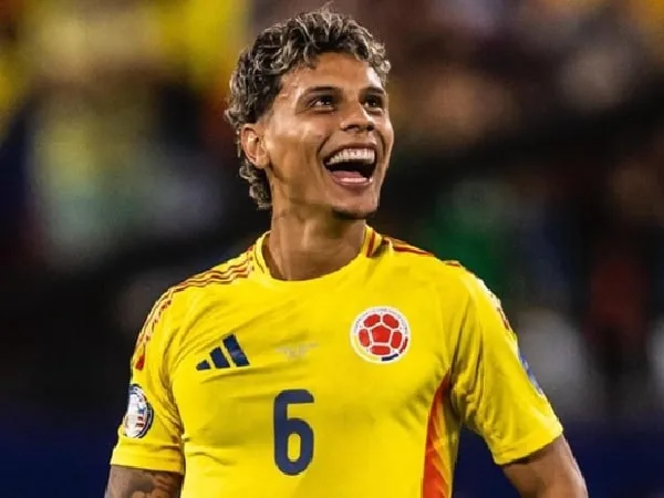 Richard Ríos, jugador de la Selección Colombia.