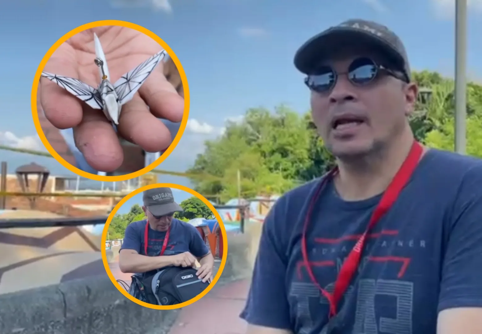 Jhon invidente origami Cali
