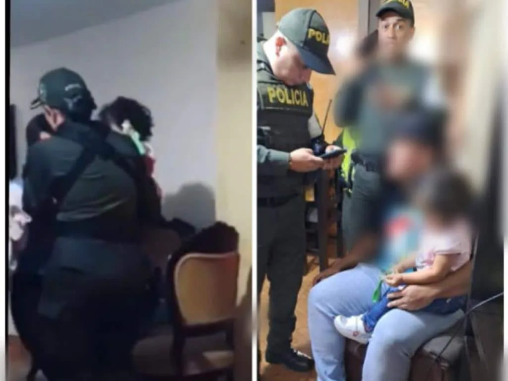 ¡Encontraron a la bebé Antonella!, en el mismo edificio donde vive con su familia en Medellín