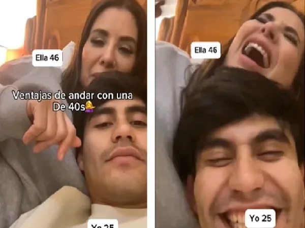 Joven con novia de 40 años.