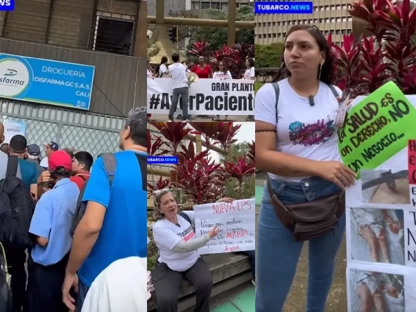 Largas filas, cirugías sin autorizar y falta de medicamentos: pacientes en Cali, afectados por el cierre de farmacias y la poca respuesta de las EPS