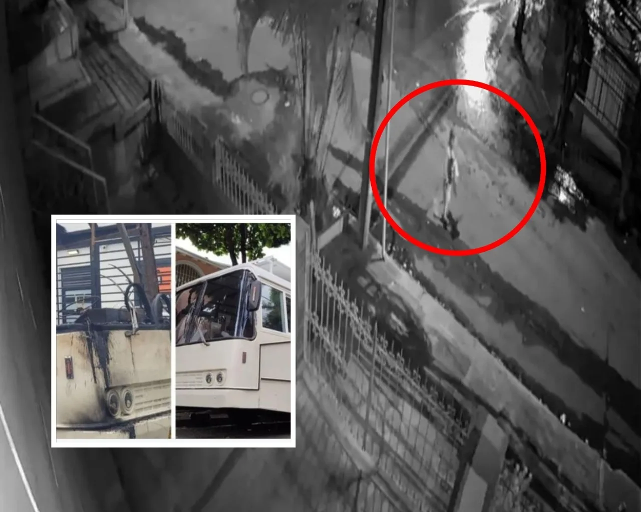 bus casa en Cali incendiado