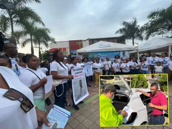 En Tumaco protestaron por la liberación del médico ‘Caliche’, capturado por atender a disidencias de las Farc