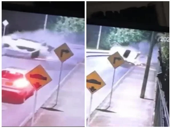 Del accidente en la curva en Pance: se llevaron rápido la camioneta