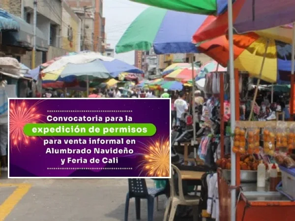 ¡Atención vendedores informales en Cali!: Ya está abierta la convocatoria para los permisos de ventas
