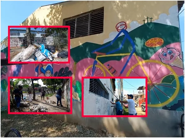 barrio El Jardín basuras