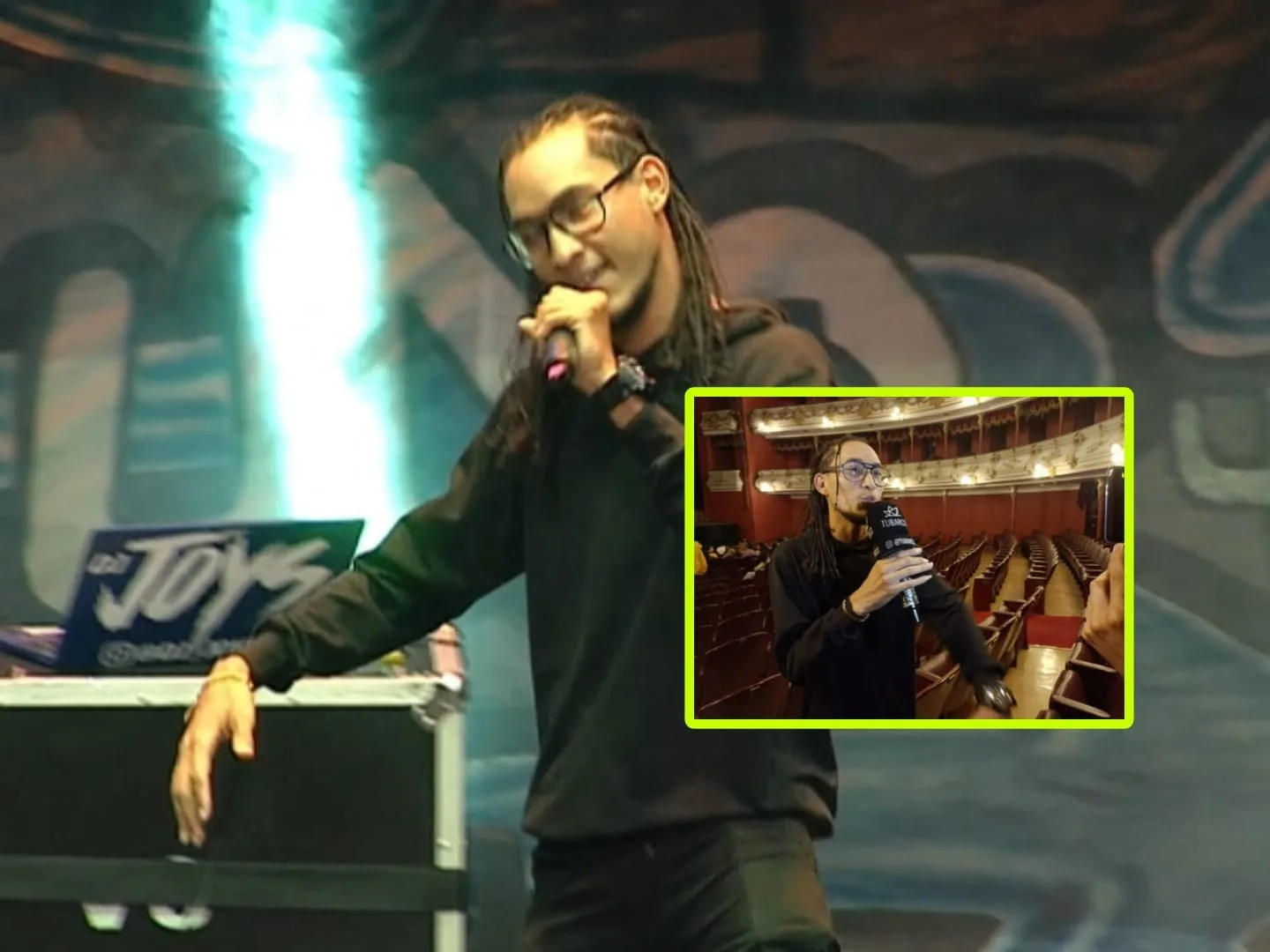 De la iglesia a las calles, la historia de Rony MB, el artista que le canta a Cristo y al amor