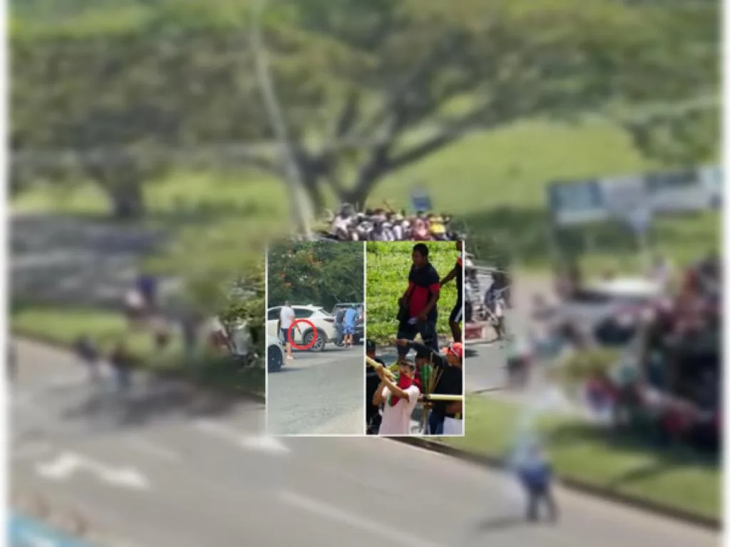 sur de Cali ataque a minga