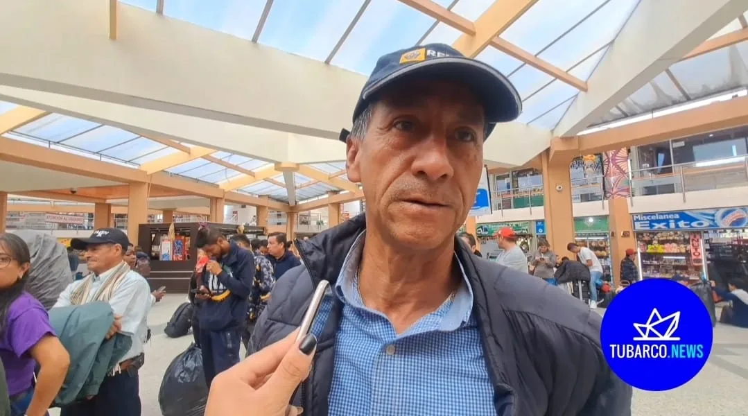 En la terminal en Pasto