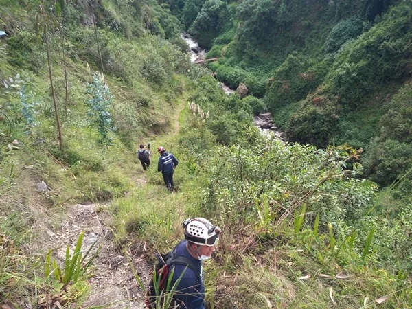 cayó al río Guáitara