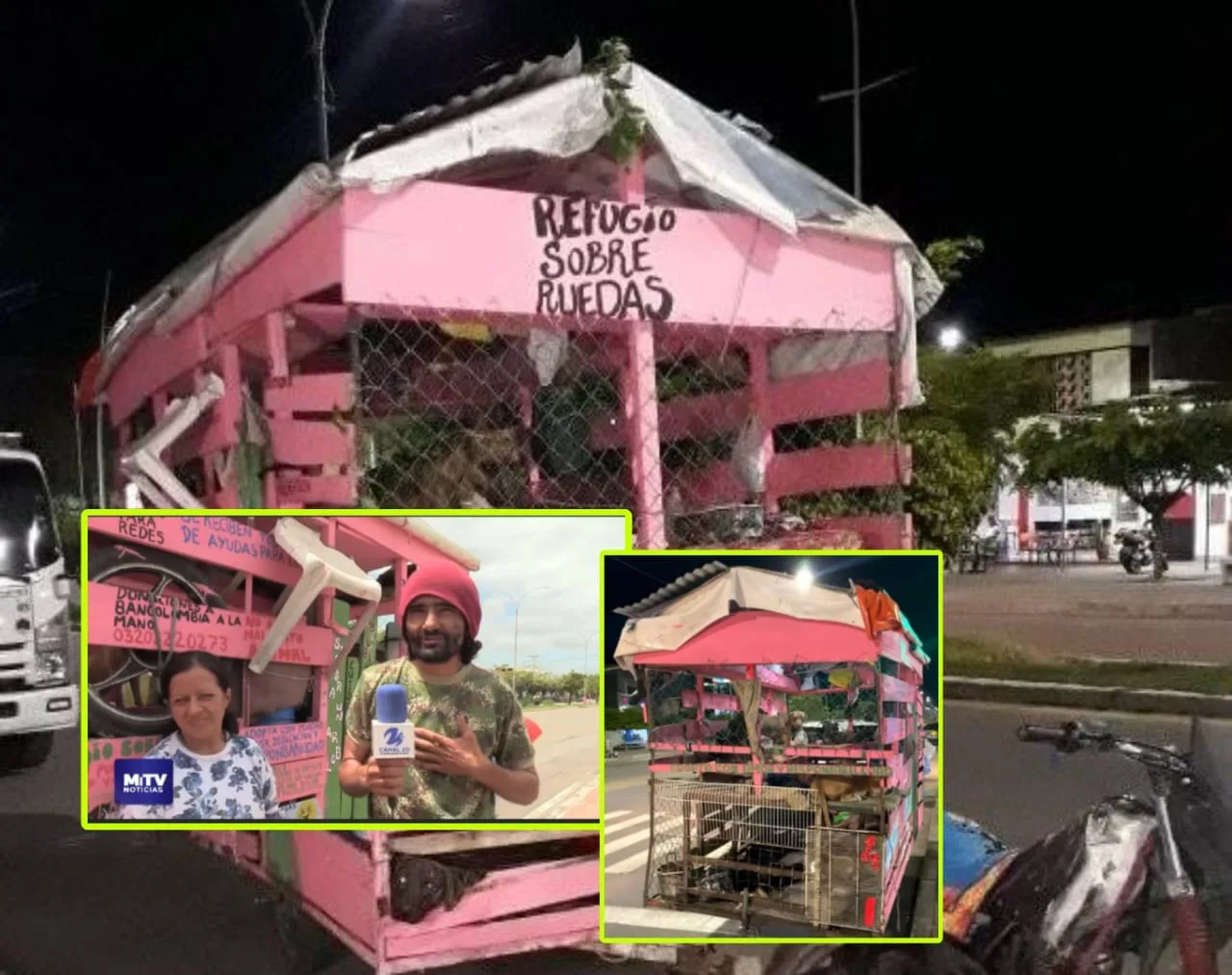Alex y Rosita salieron desde Pasto con su 'Refugio sobre Ruedas' y van por toda Colombia salvando 'Peluditos'