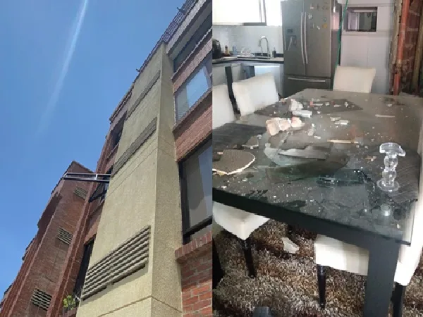En imágenes: Así quedó apartamento en el norte de Barranquilla tras fuerte explosión