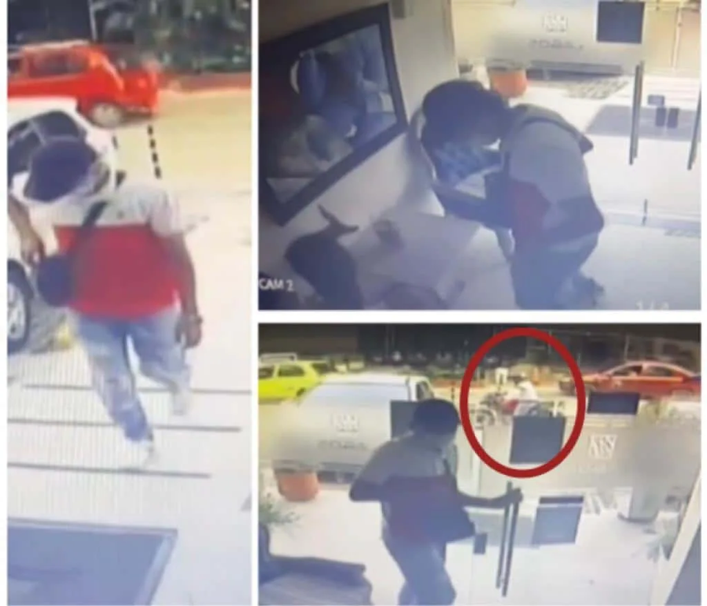 Ladrones con parrillero en moto atracando en la zona, donde está prohibido el parrillero: en Barranquilla