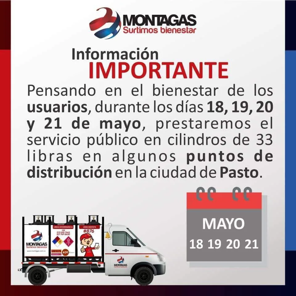 gas natural Pasto