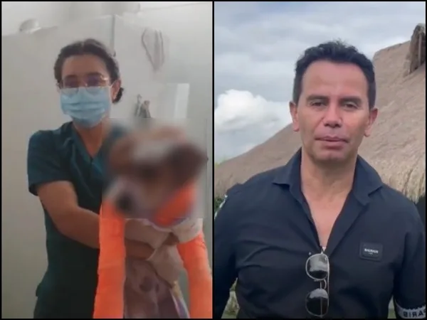 La 'pelea' por Ángel, perro que despellejaron: Dijeron que el alcalde quería que lo cuidara Jhony Rivera, "pero era falso"