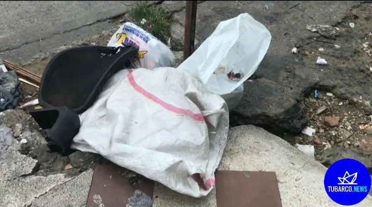 Escombros y desechos son encontrados sobre la quinta y esquinas