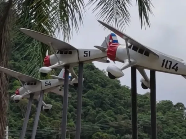 Felidia, el corregimiento del Valle que tiene un monumento con 3 aviones en homenaje a pilotos cubanos