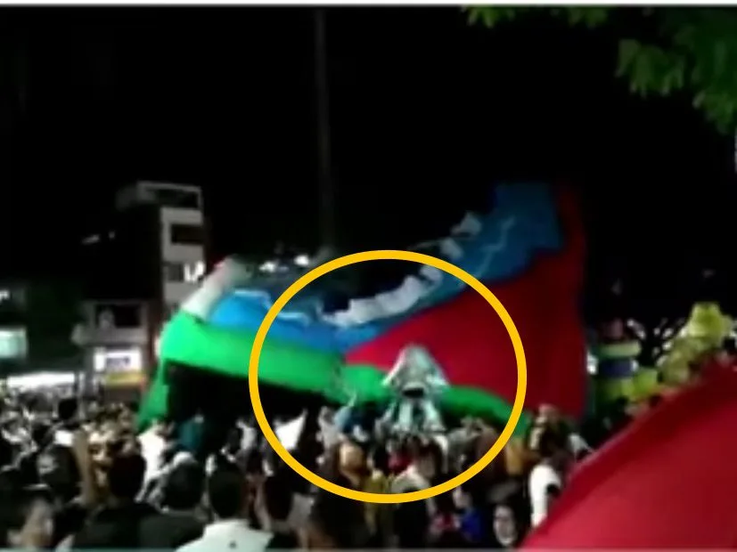 Cuando niños jugaban en inflable, este se pinchó y varios menores resultaron heridos