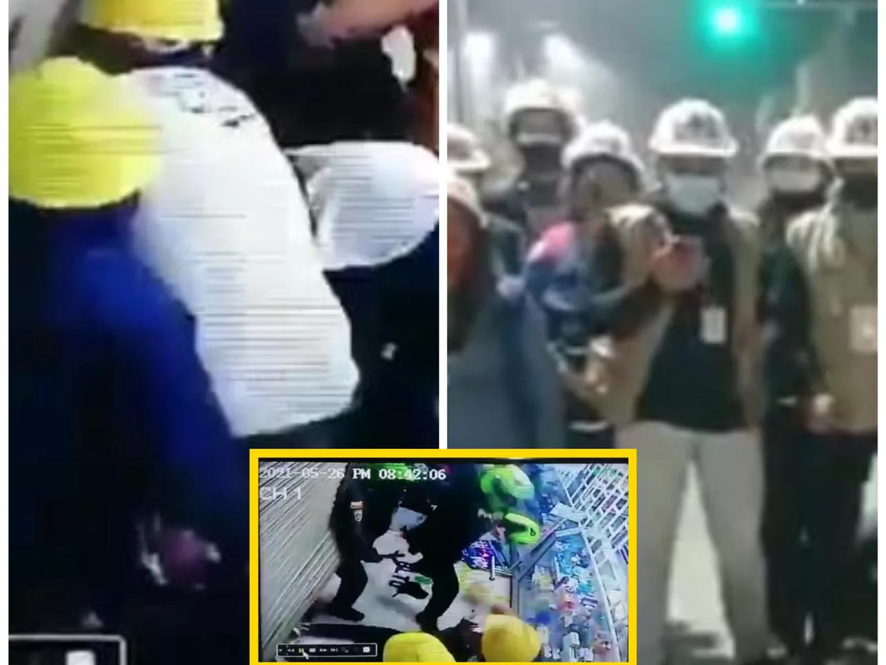 policía en Pasto se metió a una droguería y golpeó a manifestantes