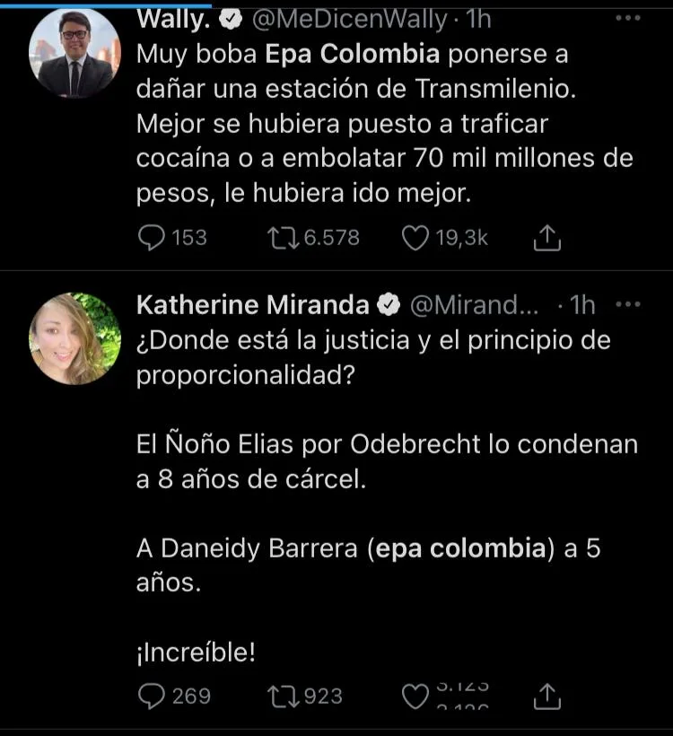 Epa Colombia cárcel Transmilenio