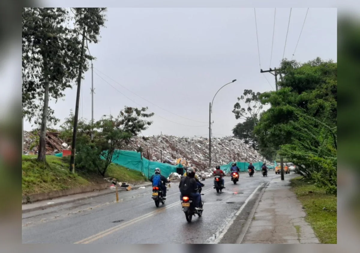 escombrera de la 50 en Cali