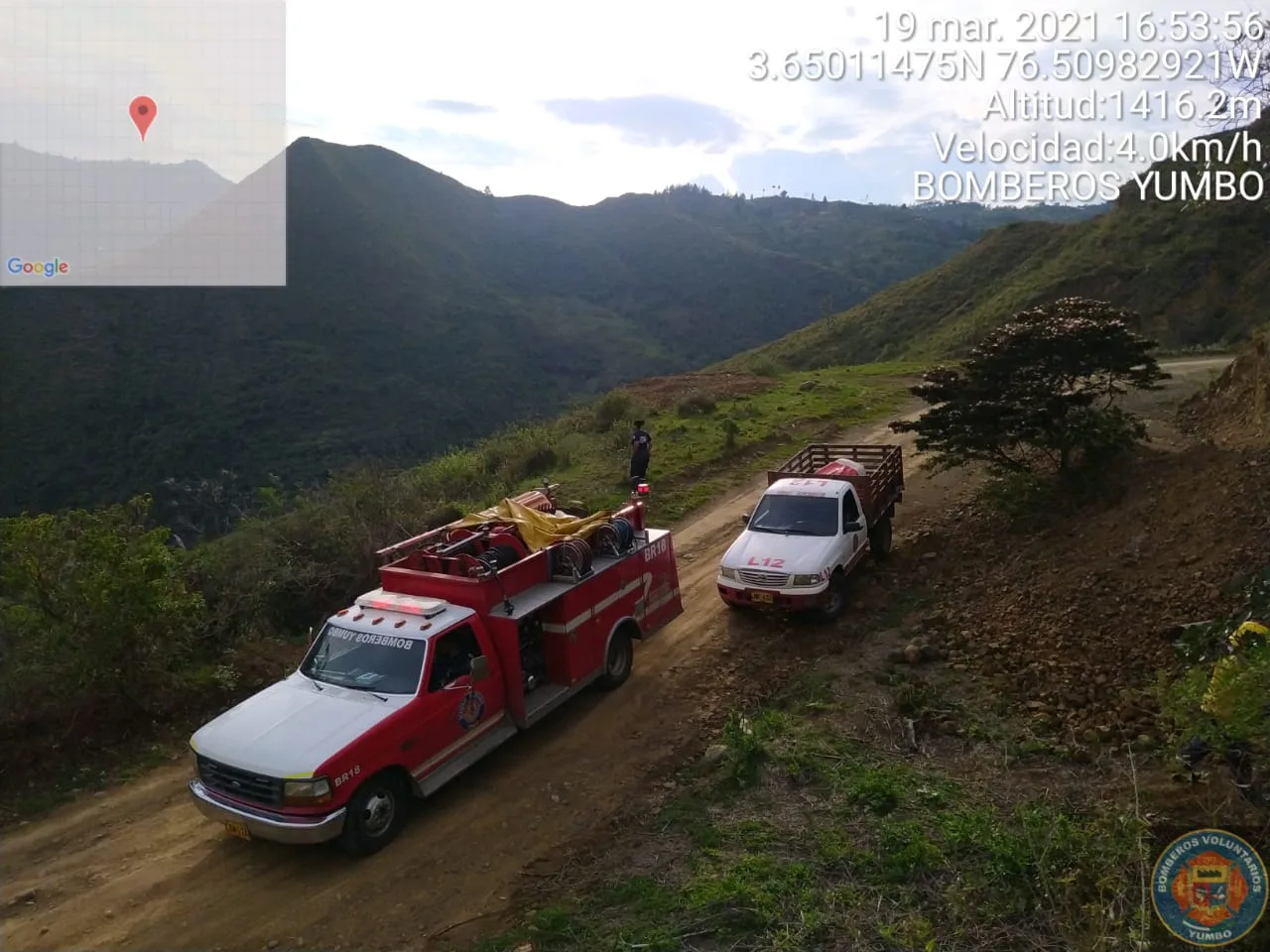 incendio forestal Yumbo Montañitas