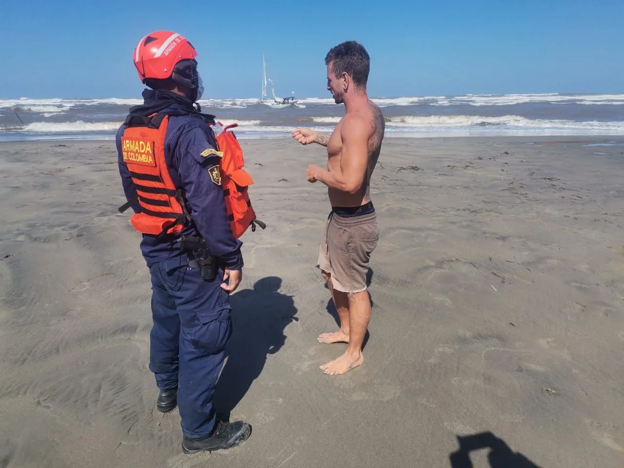 oleaje daño velero en Barranquilla