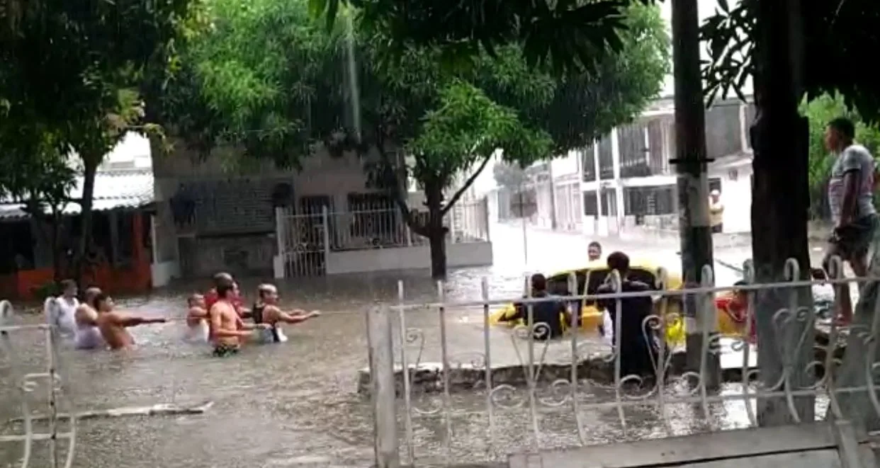 arroyo en Las Palmas Barranquilla
