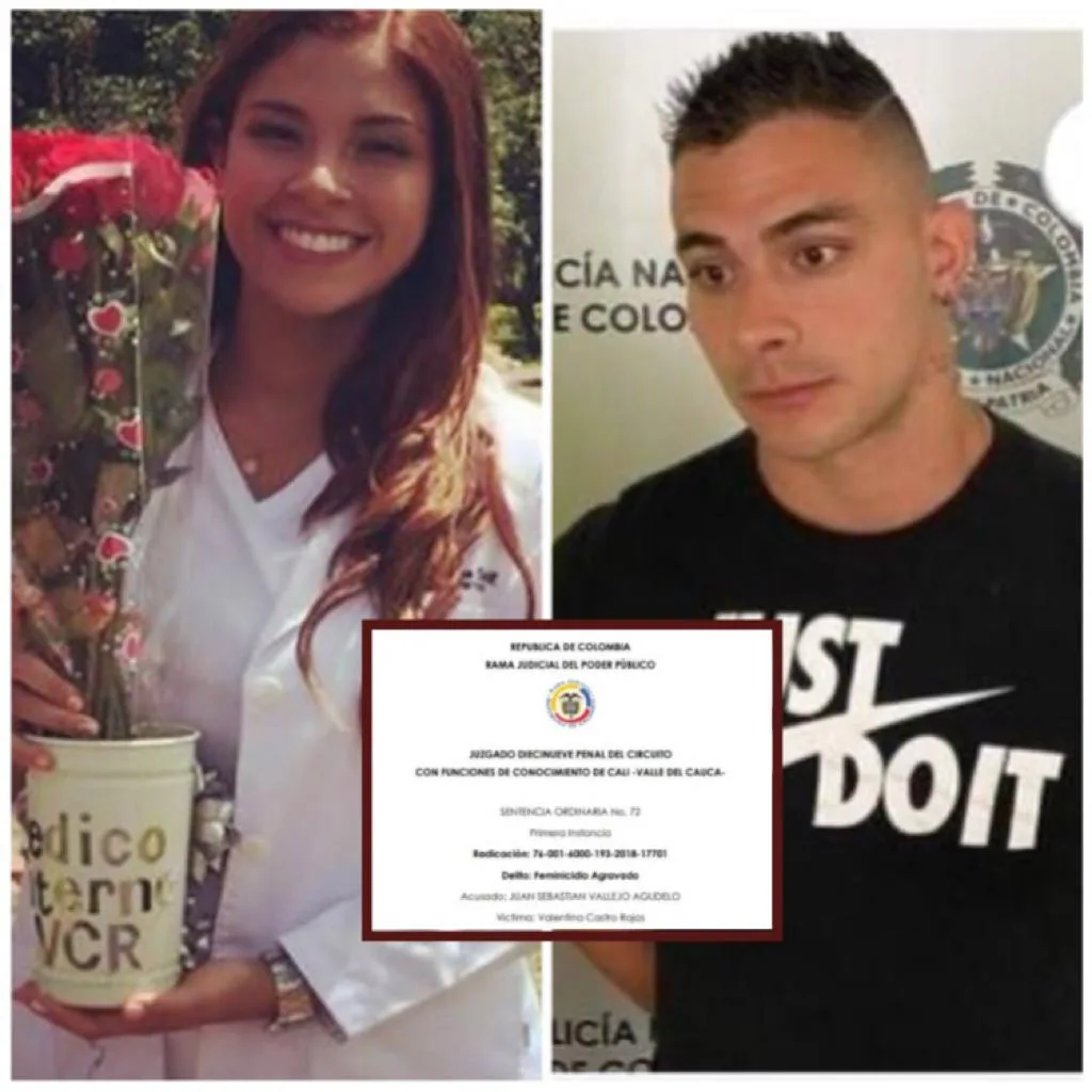 Valentina Castro Rojas caso feminicidio Cali Sebastián Vallejo