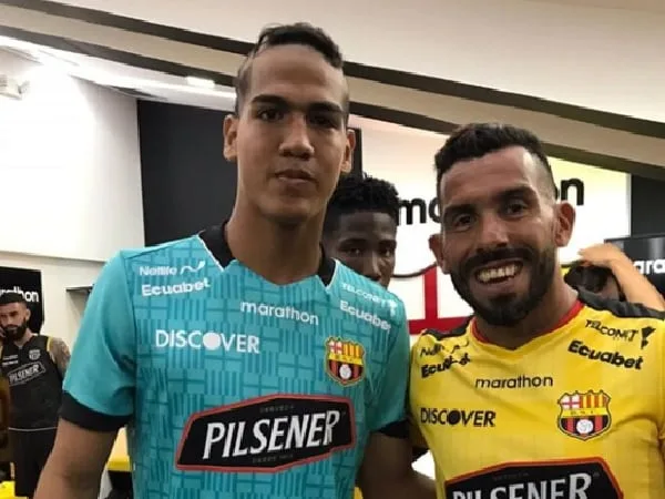 Justin Cornejo, portero del Barcelona de Ecuador.