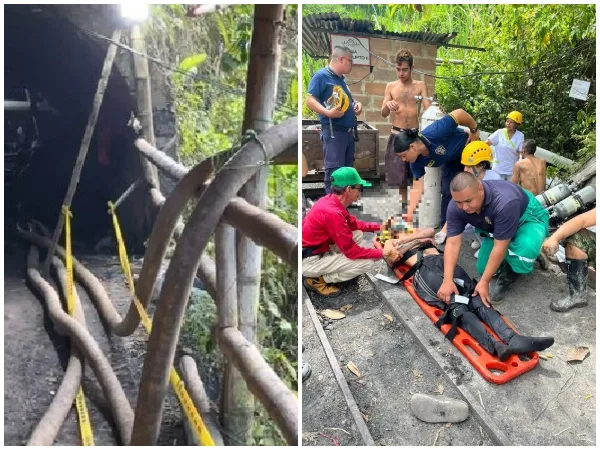 «Empezaron a inhalar los gases»: Cinco mineros afectados tras la explosión de una mina de carbón en Antioquia